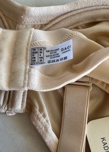 Bej Parlak Midi Sütyen - Görsel 3