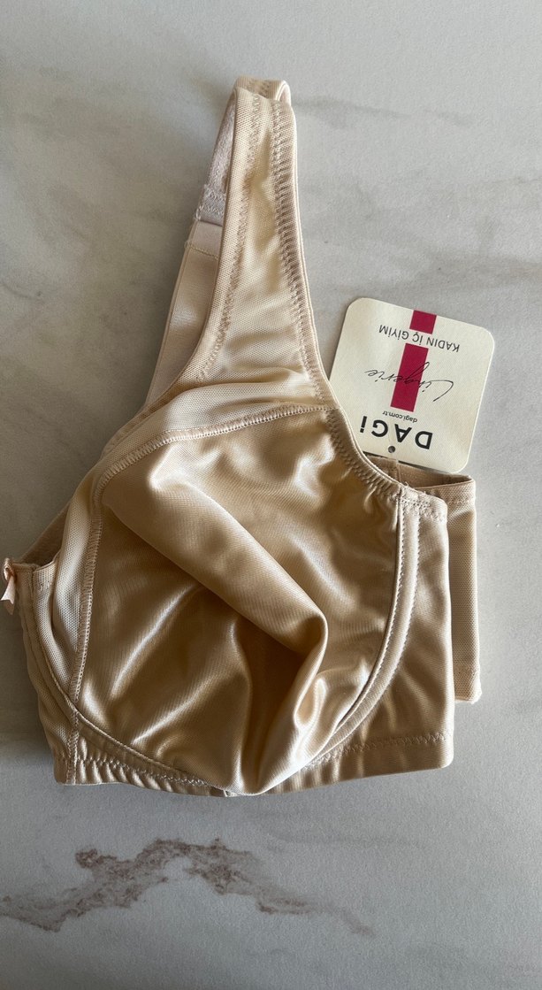 Bej Parlak Midi Sütyen - Görsel 4