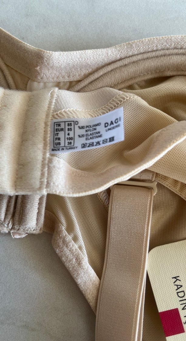 Bej Parlak Midi Sütyen - Görsel 3