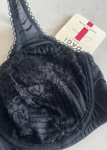 Dagi Nakışlı Siyah Gotik Sütyen - Görsel 2
