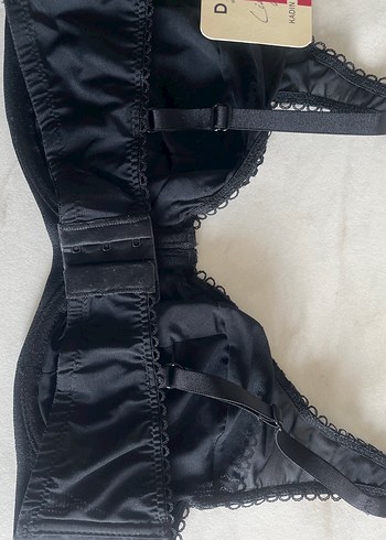 Dagi Nakışlı Siyah Gotik Sütyen - Görsel 3