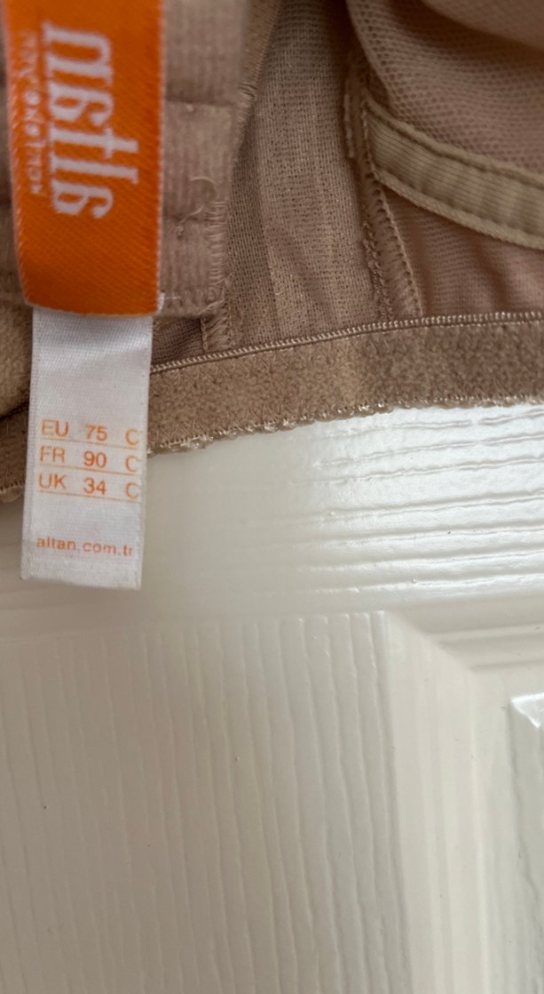 Bej Vintage Nakışlı Sütyen - Görsel 3