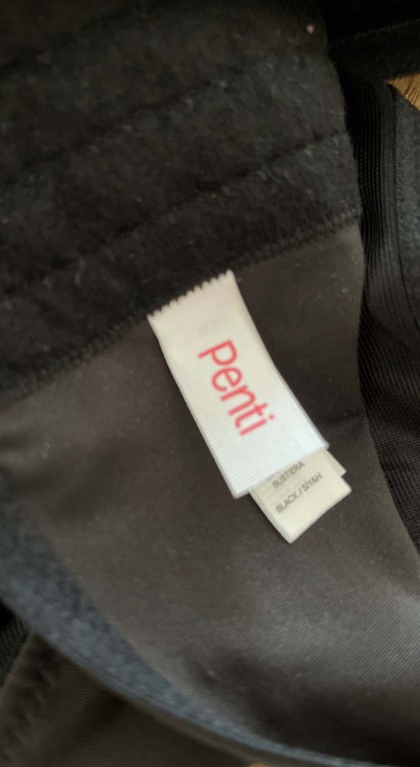 Siyah Nakışlı Dantel Detaylı Göğüs Korsesi - Görsel 5