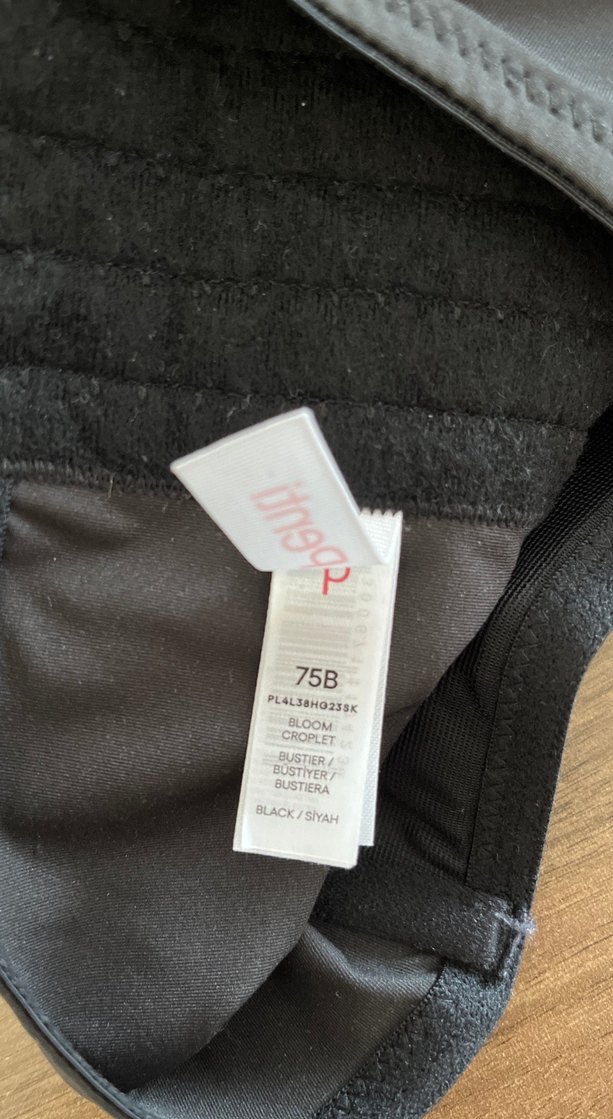 Siyah Nakışlı Dantel Detaylı Göğüs Korsesi - Görsel 4