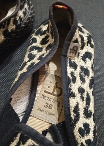 Kahverengi Leopar Desenli Kadın Platform Espadril - Görsel 7