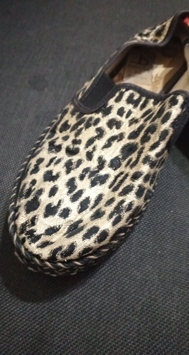 Kahverengi Leopar Desenli Kadın Platform Espadril - Görsel 3