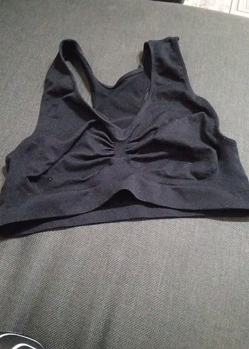 Diğer Siyah Spor Sütyeni Midi Boy