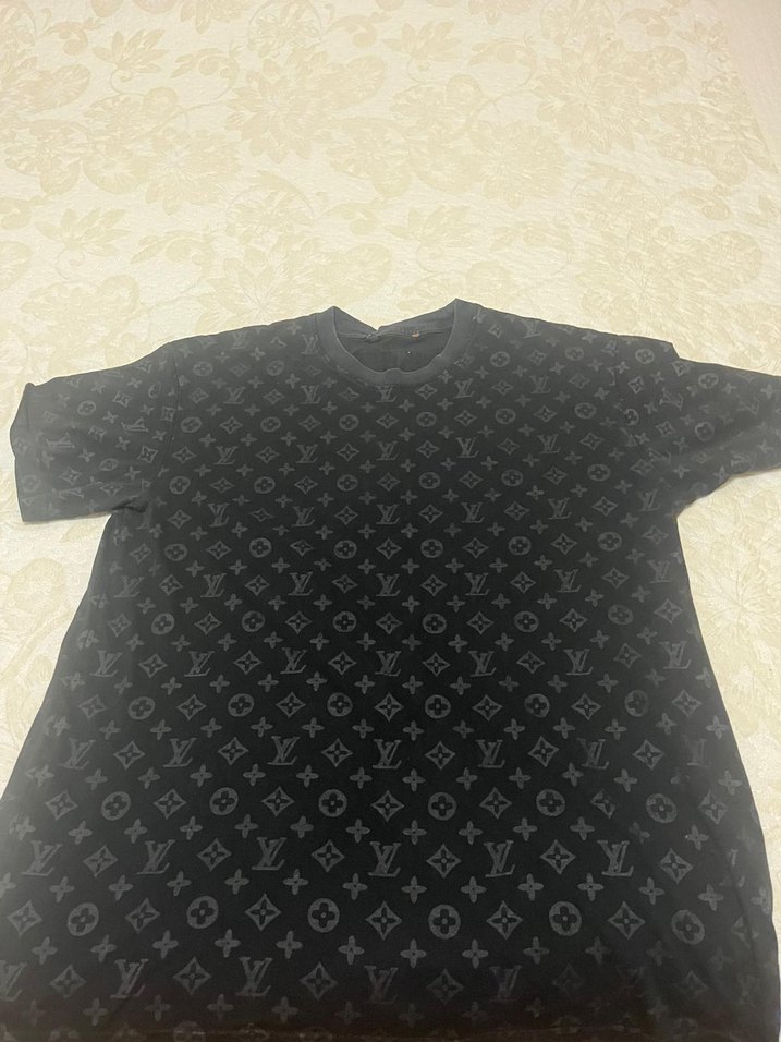 Siyah Baskılı Erkek Tişört - Görsel 2