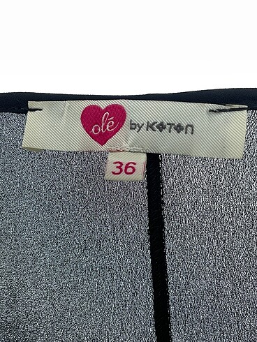 36 Beden siyah Renk Koton Pareo %70 İndirimli.