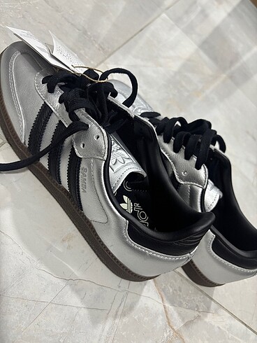 39,5 Beden gri Renk adidas samba ayakkabi