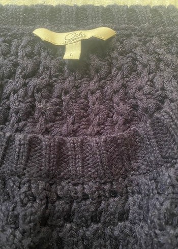 Mor Örgü Kadın Kazak, Rahat Kesim - Görsel 2