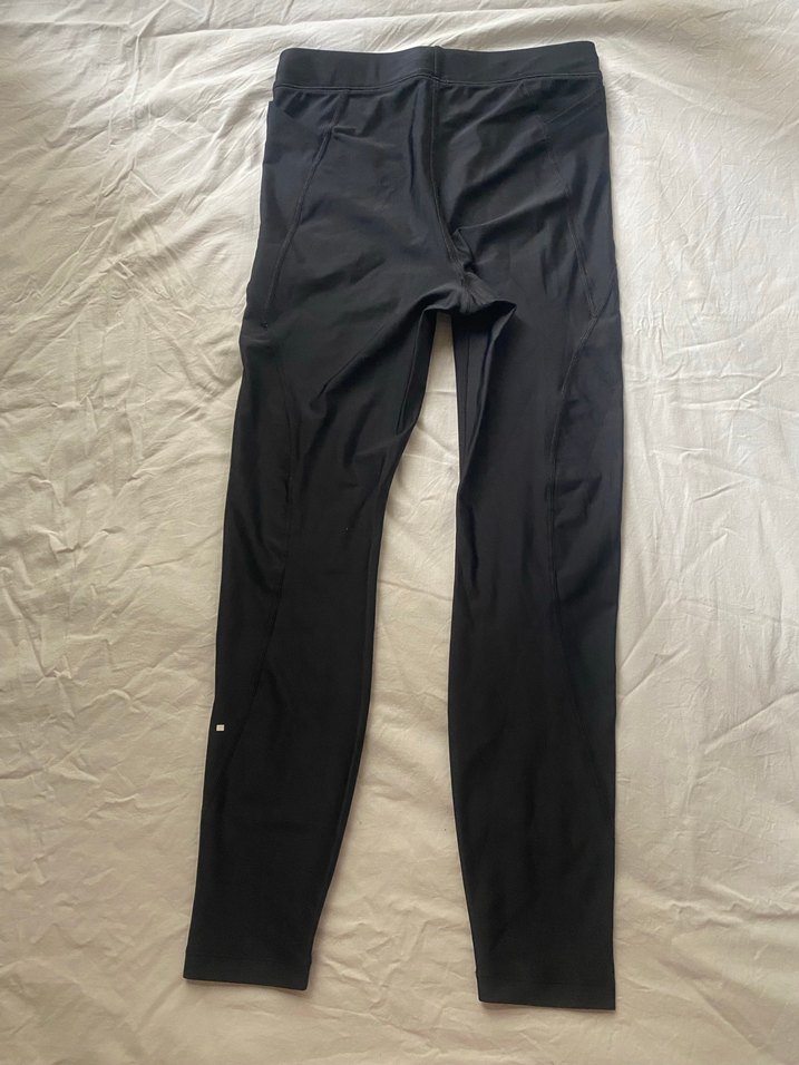 Siyah Fermuarlı Spor Tayt orjinal nike - Görsel 2