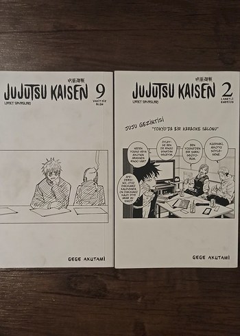 Manga Seti 2-9 sadece 9. manga 500 tl jjk 2: 150 tl