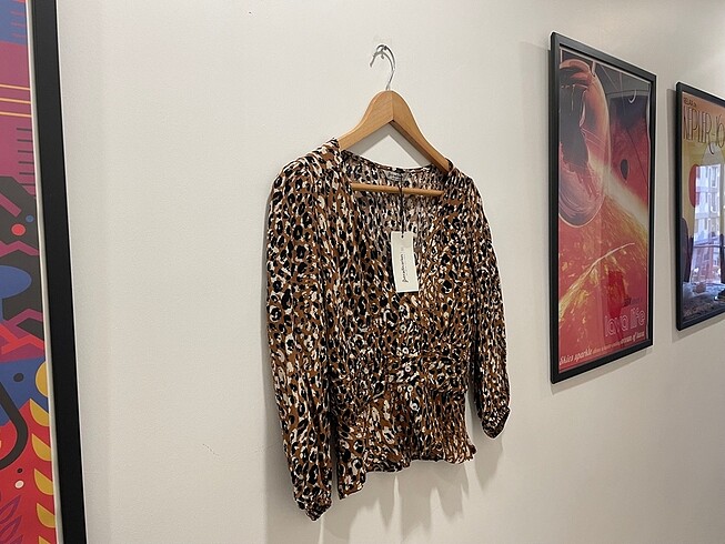 Stradivarius Leopar desen bluz