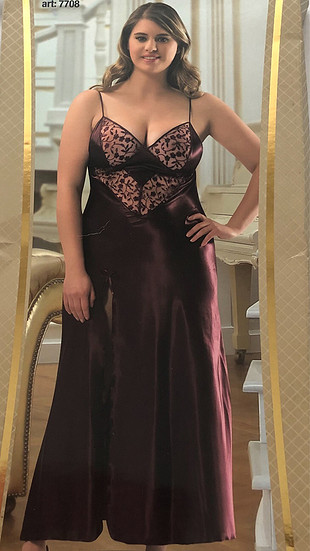 Sweetnight Uzun büyük Beden Gecelik 4XL 