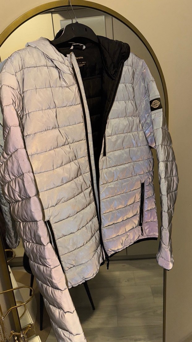 Gri Kapüşonlu Erkek Günlük Mont - Görsel 3