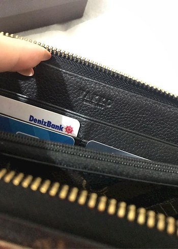 Vakko Kahverengi Deri Kadın Cüzdan - Görsel 2