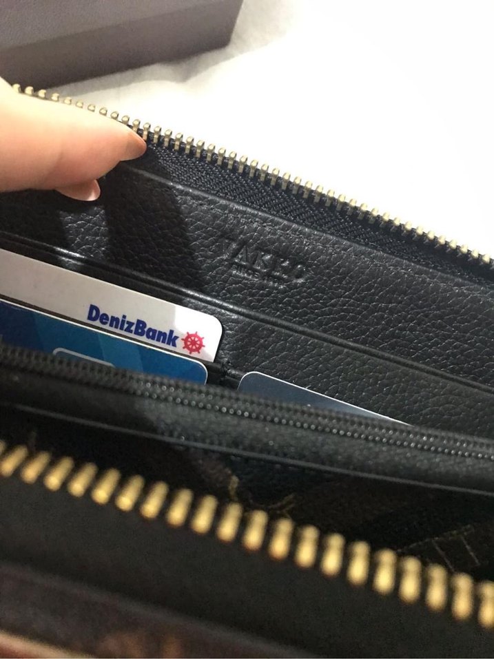 Vakko Kahverengi Deri Kadın Cüzdan - Görsel 2