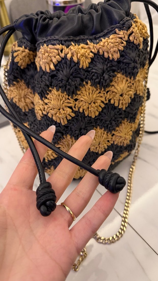 Zara Hasır çanta - Görsel 3