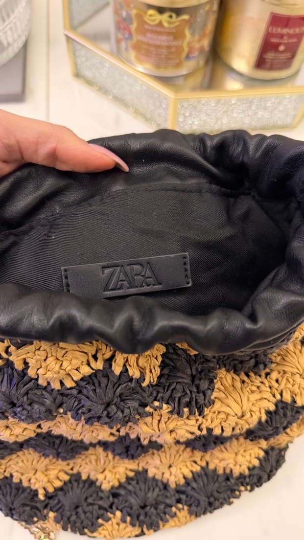 Zara Hasır çanta - Görsel 5