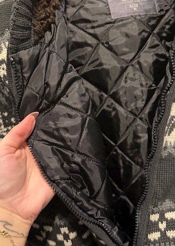 Örgü Kadın Kışlık Mont - Görsel 5