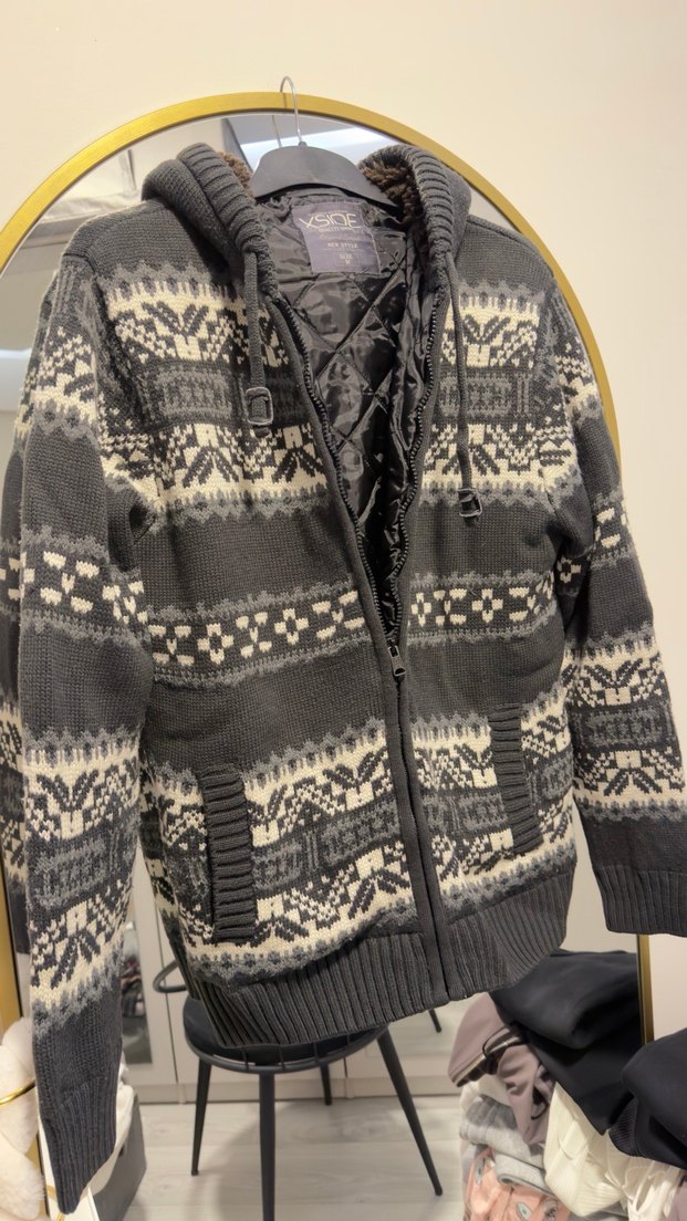 Örgü Kadın Kışlık Mont - Görsel 2