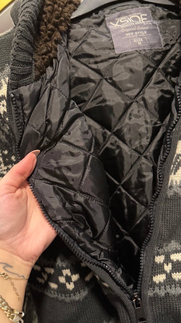 Örgü Kadın Kışlık Mont - Görsel 5