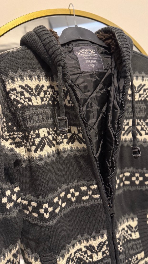 Örgü Kadın Kışlık Mont - Görsel 3