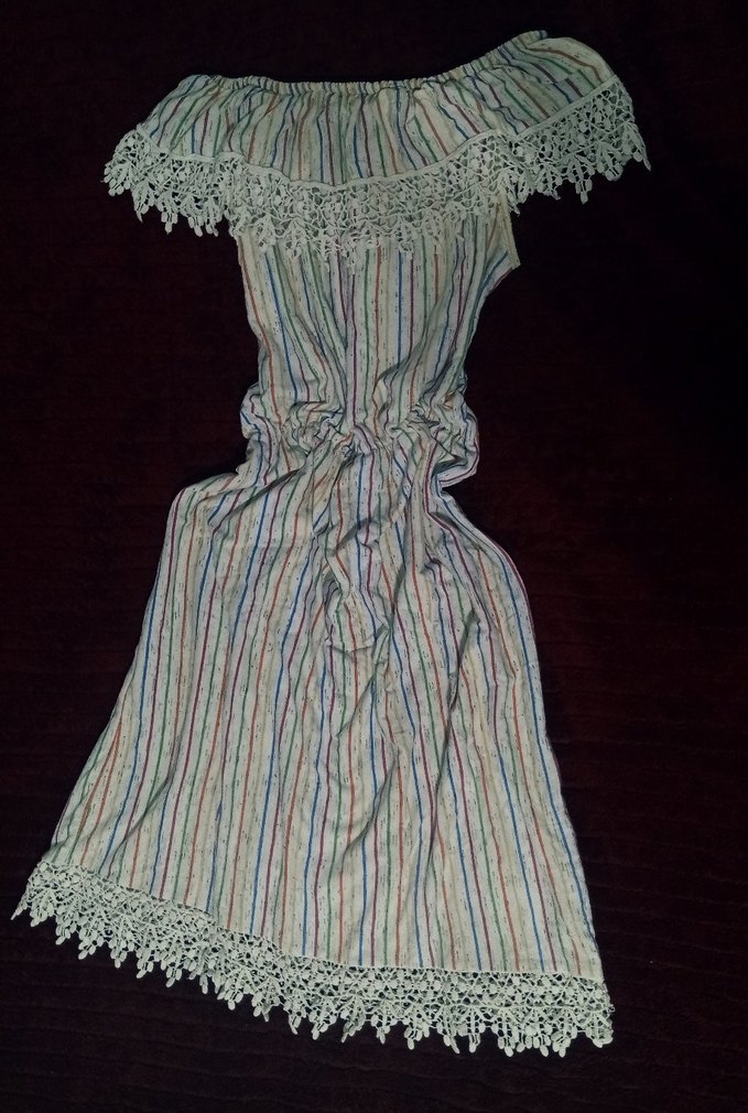 Nakışlı Çok Renkli Yaz Elbisesi - Görsel 2