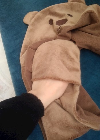 Kahverengi Ayı Desenli Çocuk Beresi - Görsel 3