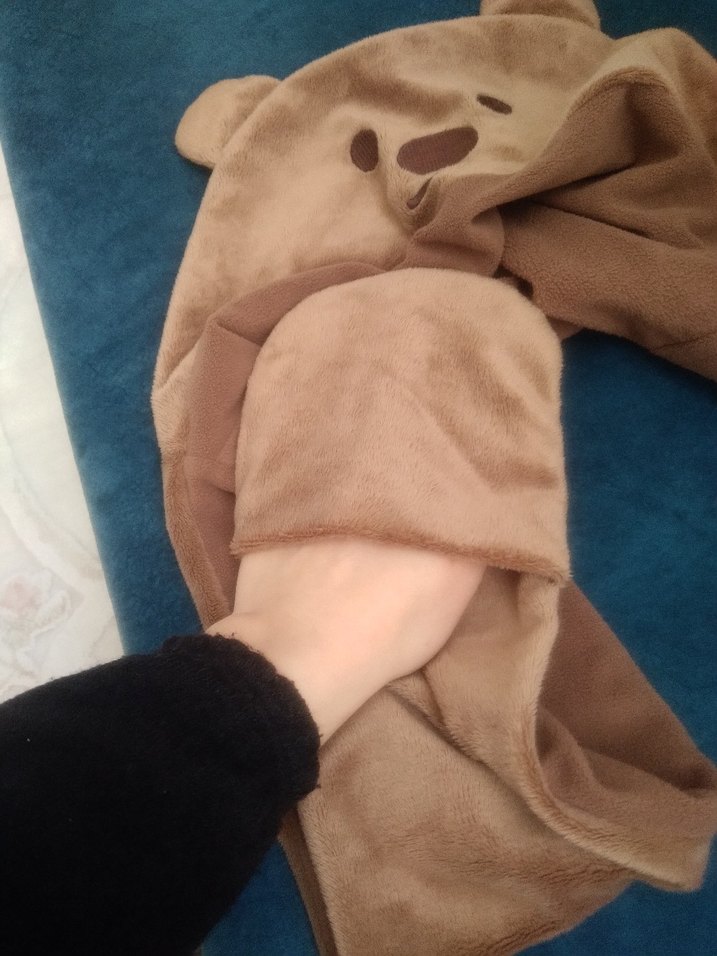 Kahverengi Ayı Desenli Çocuk Beresi - Görsel 3