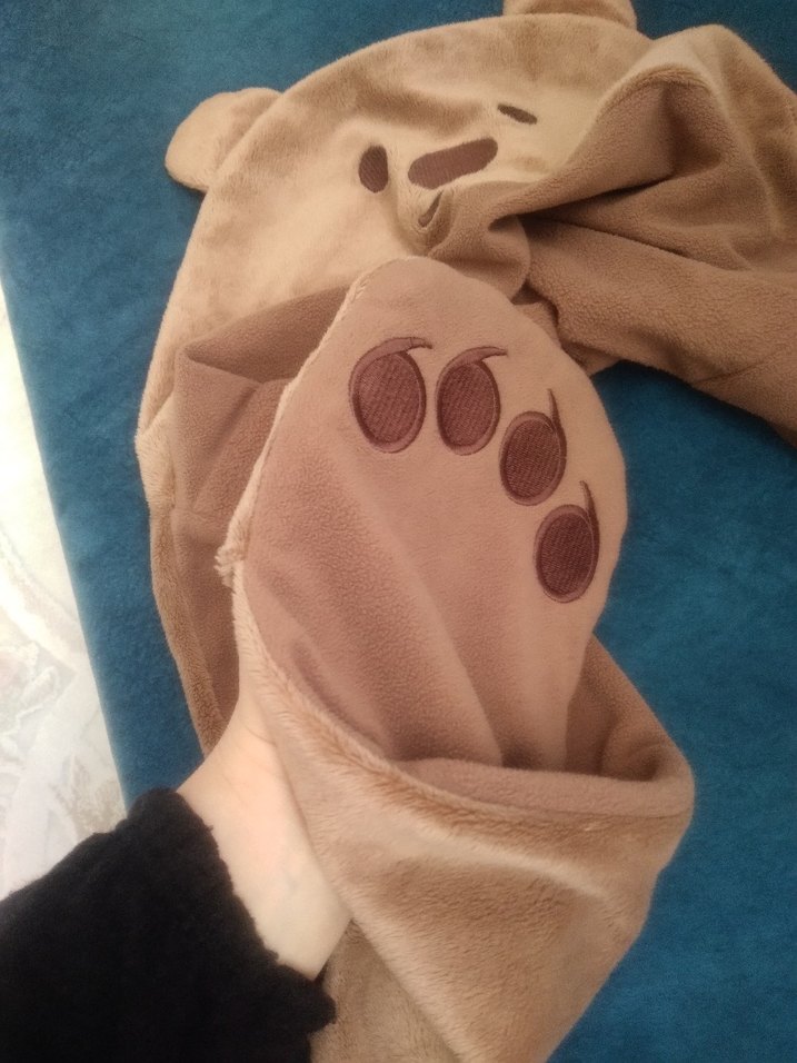 Kahverengi Ayı Desenli Çocuk Beresi - Görsel 2