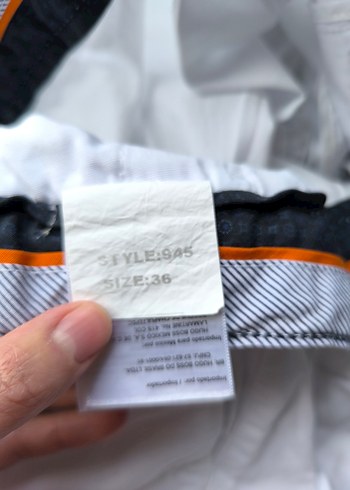 Beyaz Regular Fit Erkek Pantolon - Görsel 4