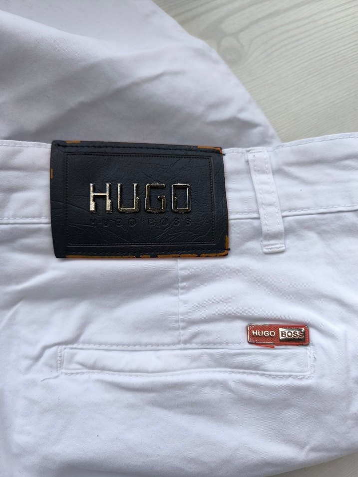 Beyaz Regular Fit Erkek Pantolon - Görsel 2