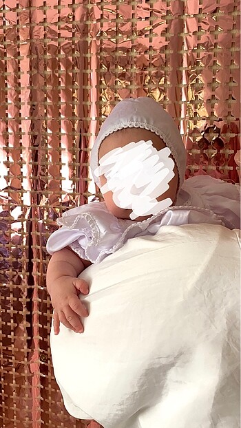 H&M Kız Bebek elbise Mevlid Elbisesi