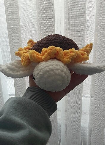  Beden Amigurumi ayçiçeği kaplumbaga