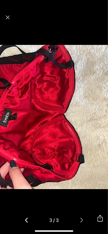 m Beden goth kırmızı saten dantelli bağcıklı büstiyer