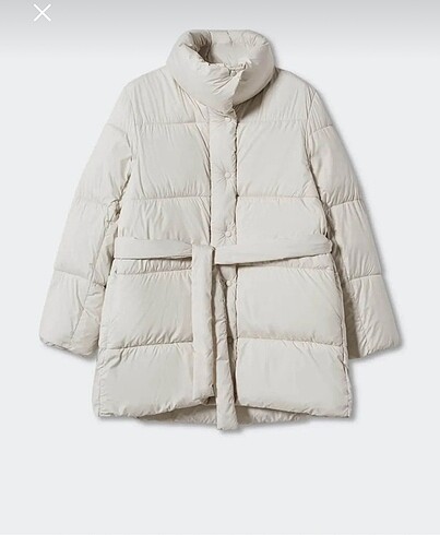 Mango şişme taş rengi xxs mont