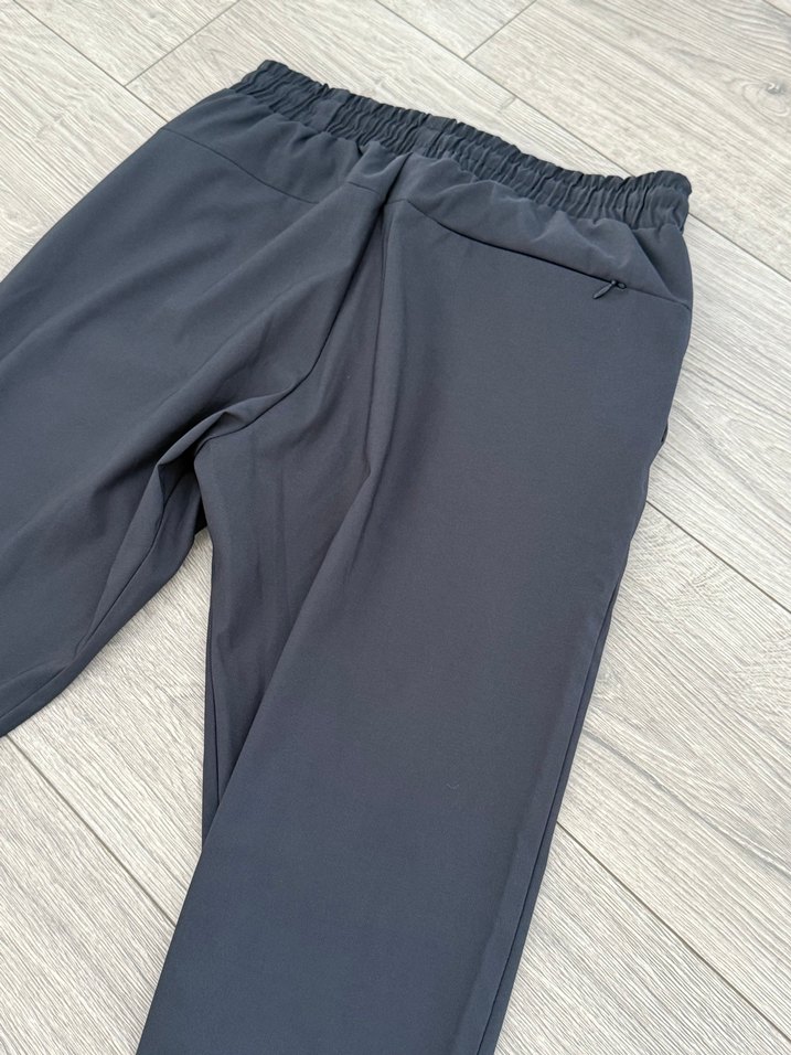 Siyah Rahat Kesim Kadın Eşofman Altı - Görsel 5