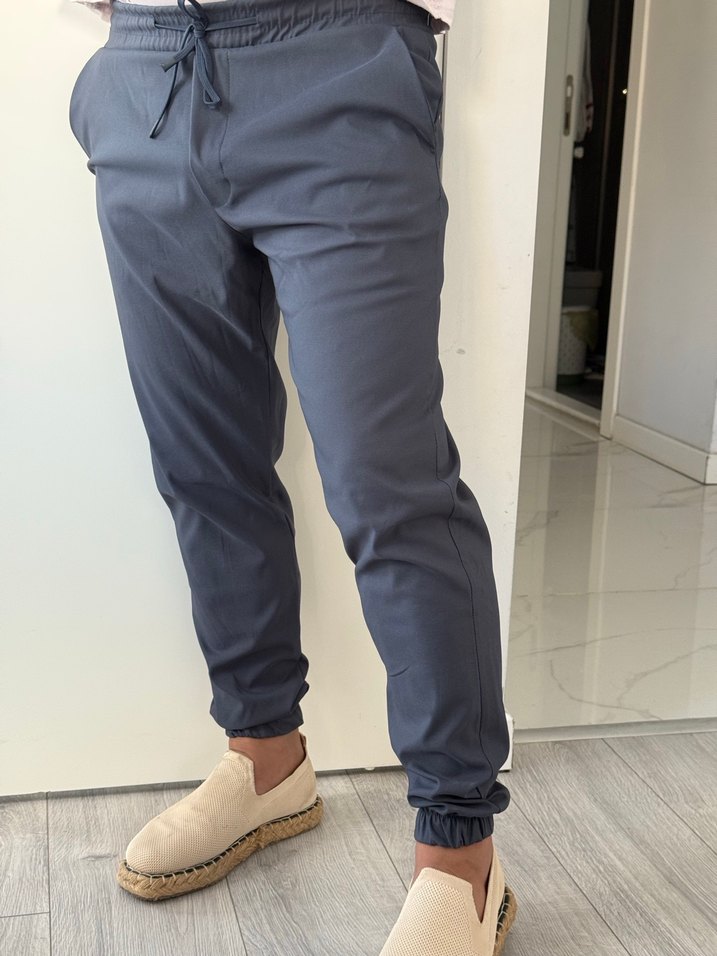 Siyah Rahat Kesim Kadın Eşofman Altı - Görsel 4