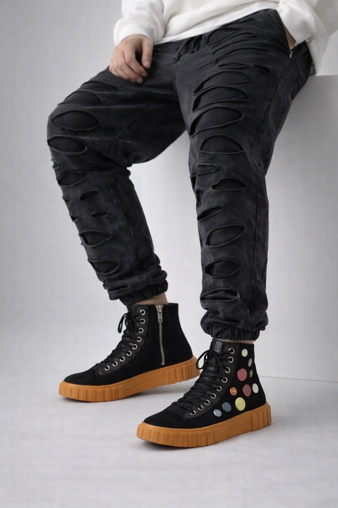 Erkek Düğme Detaylı Outdoor Ayakkabı - Görsel 5