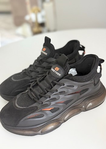 Greyder Siyah Desenli Erkek Spor Ayakkabı - Görsel 3