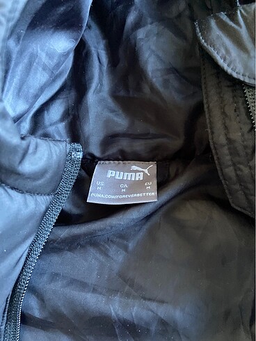 m Beden siyah Renk unisex puma uzun mont