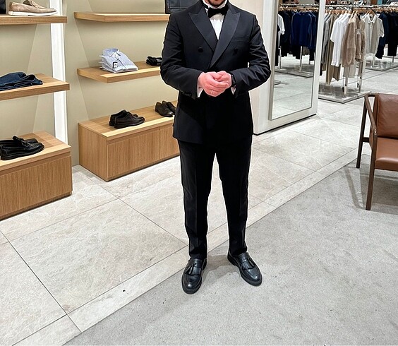 50 Beden siyah Renk Network damat takım elbise
