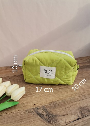 Diğer Yeşil Kadın Makyaj Çantası