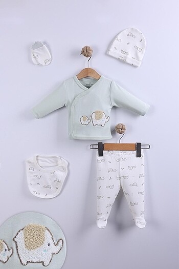 HelloBaby Yeni Doğan 5li Hastane Çıkış Seti