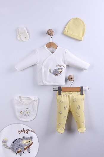 HelloBaby Yenidoğan 5li Hastane Çıkış Seti