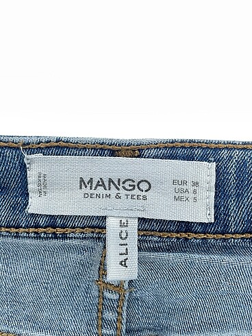 38 Beden mavi Renk Mango Jean / Kot %70 İndirimli.