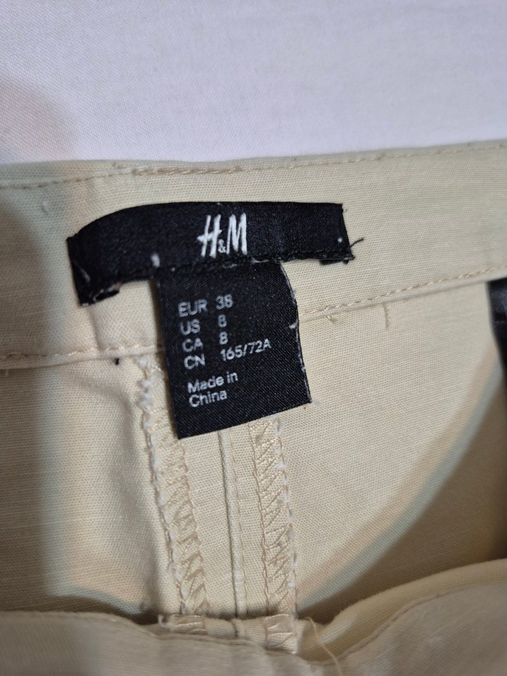 Bej Basic Mini Hamile Şort - Görsel 4