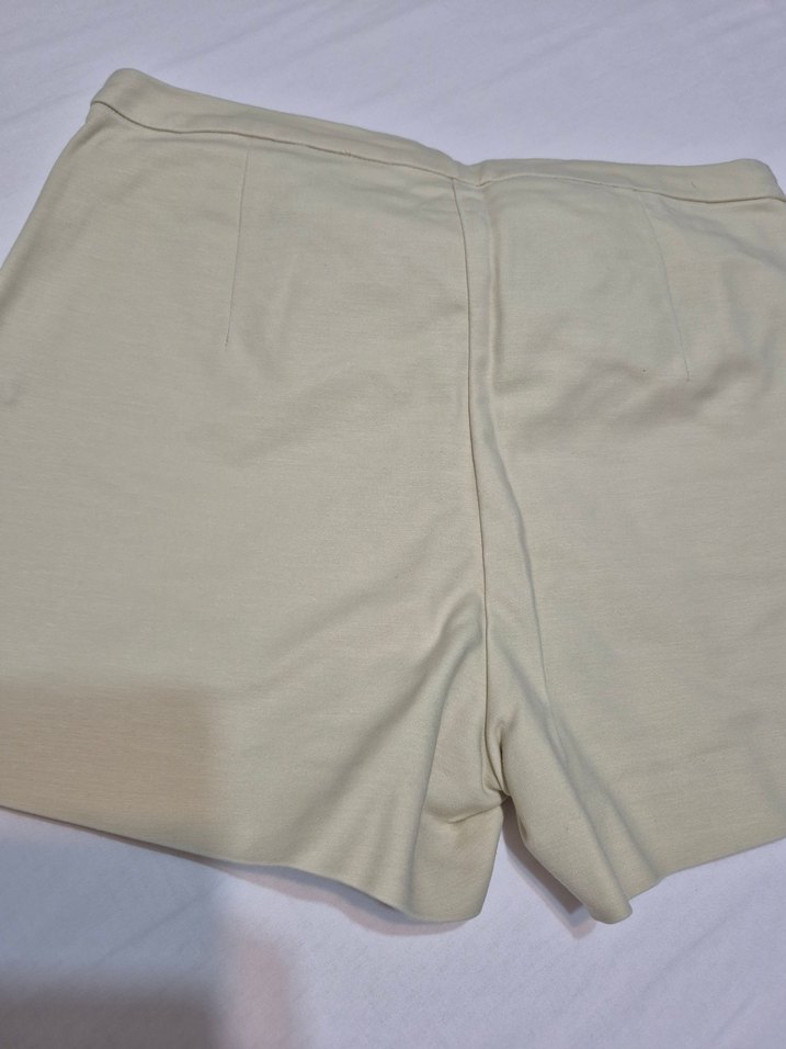 Bej Basic Mini Hamile Şort - Görsel 3